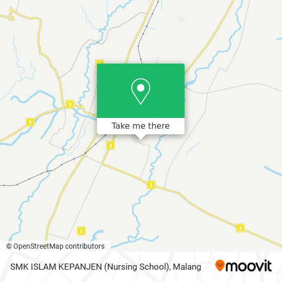 SMK ISLAM KEPANJEN (Nursing School) map