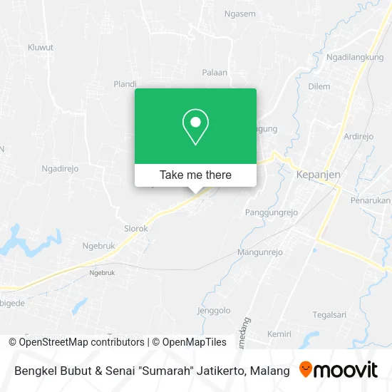 Bengkel Bubut & Senai "Sumarah" Jatikerto map