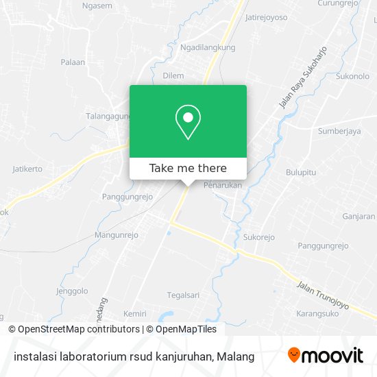 instalasi laboratorium rsud kanjuruhan map