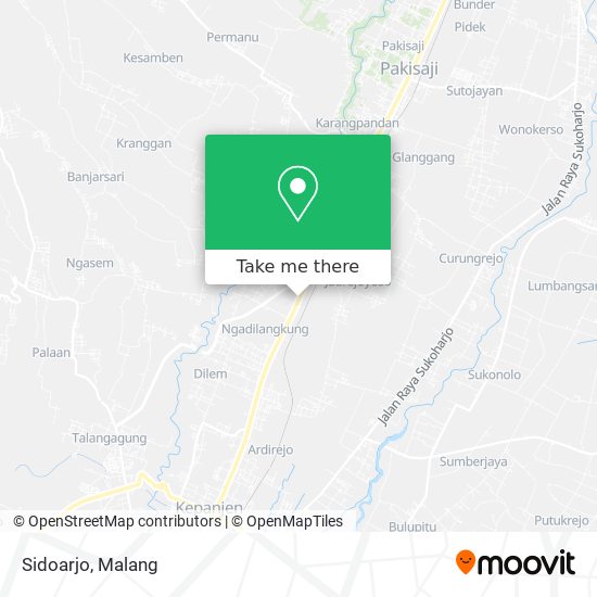 Sidoarjo map