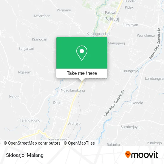 Sidoarjo map