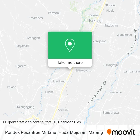 Pondok Pesantren Miftahul Huda Mojosari map
