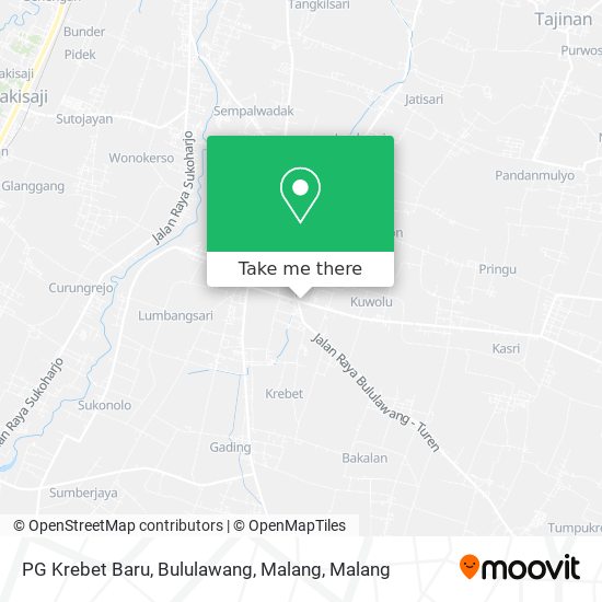 PG Krebet Baru, Bululawang, Malang map