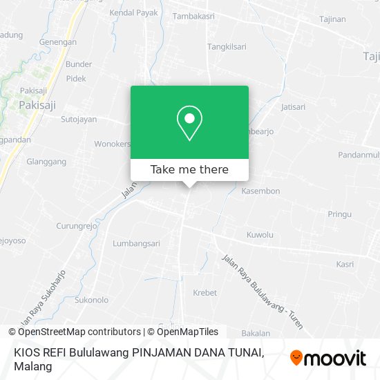 KIOS REFI Bululawang PINJAMAN DANA TUNAI map
