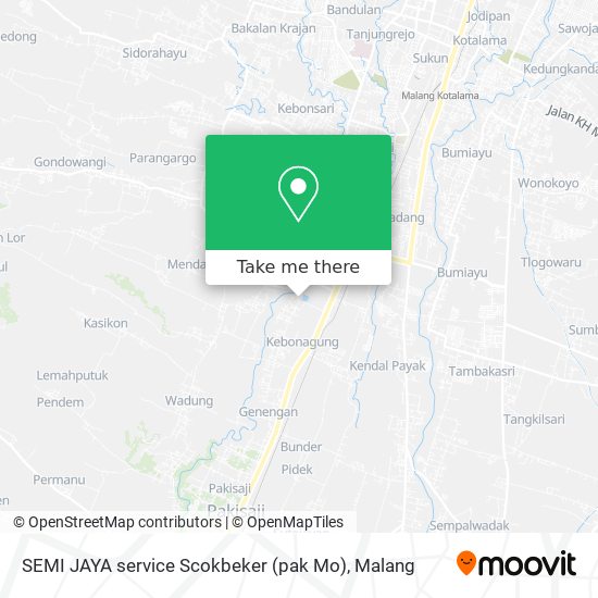 SEMI JAYA service Scokbeker (pak Mo) map