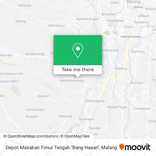 Depot Masakan Timur Tengah "Bang Hasan" map