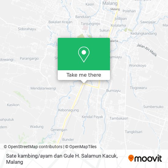 Sate kambing / ayam dan Gule H. Salamun Kacuk map