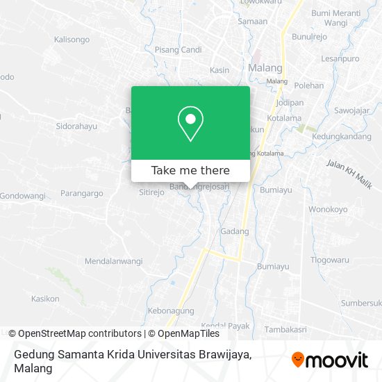 Gedung Samanta Krida Universitas Brawijaya map
