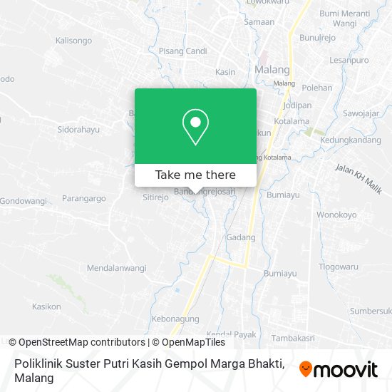 Poliklinik Suster Putri Kasih Gempol Marga Bhakti map