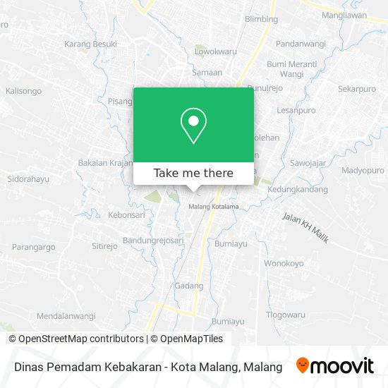 Dinas Pemadam Kebakaran - Kota Malang map