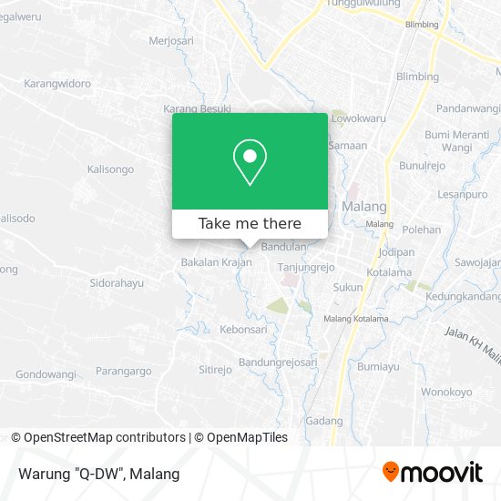 Warung "Q-DW" map