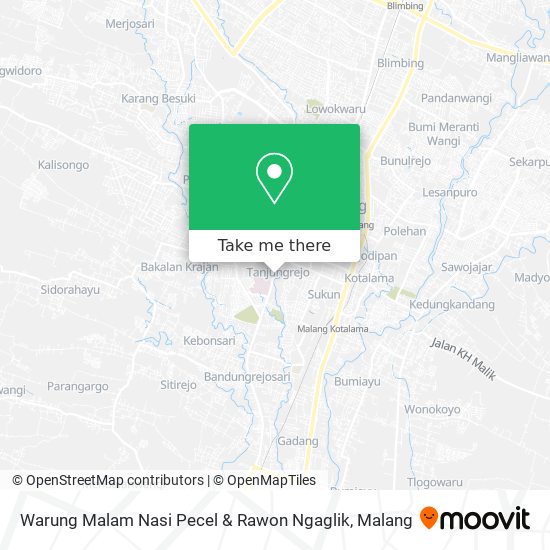 Warung Malam Nasi Pecel & Rawon Ngaglik map
