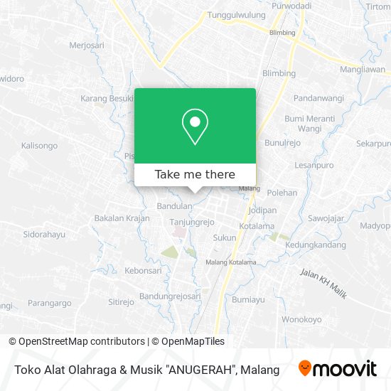 Toko Alat Olahraga & Musik "ANUGERAH" map