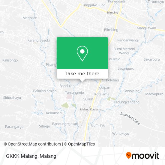 GKKK Malang map