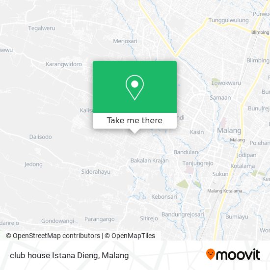 club house Istana Dieng map