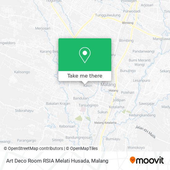 Art Deco Room RSIA Melati Husada map