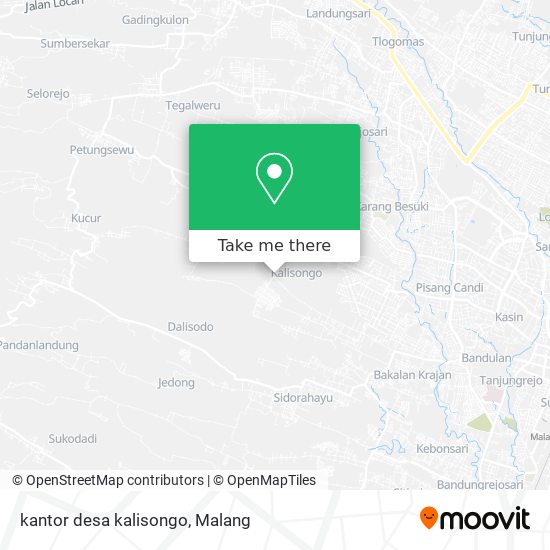 kantor desa kalisongo map