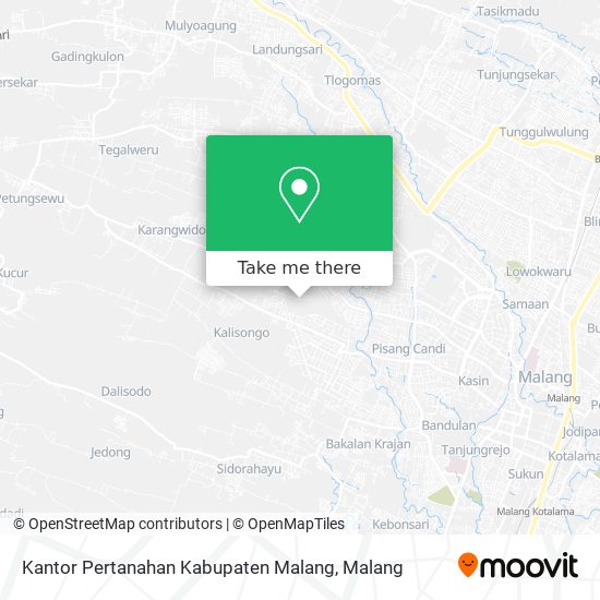 Kantor Pertanahan Kabupaten Malang map