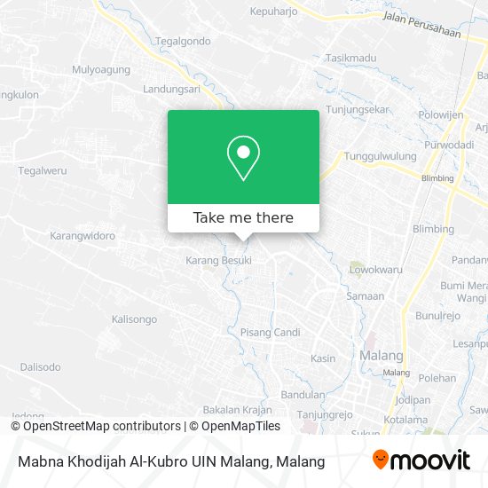 Mabna Khodijah Al-Kubro UIN Malang map