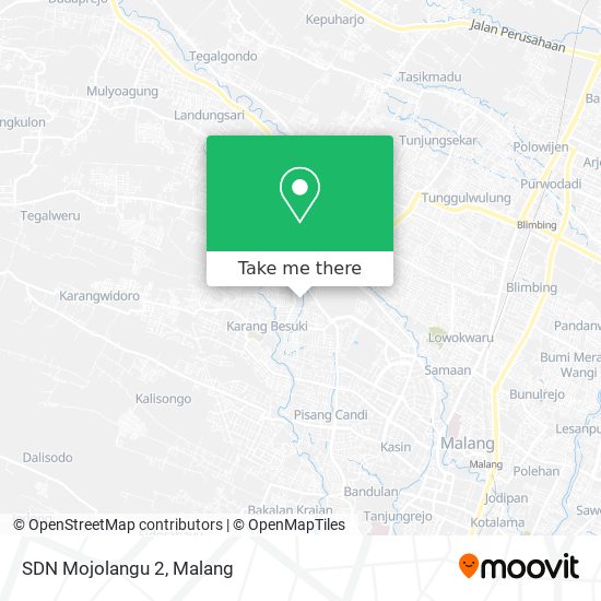 SDN Mojolangu 2 map