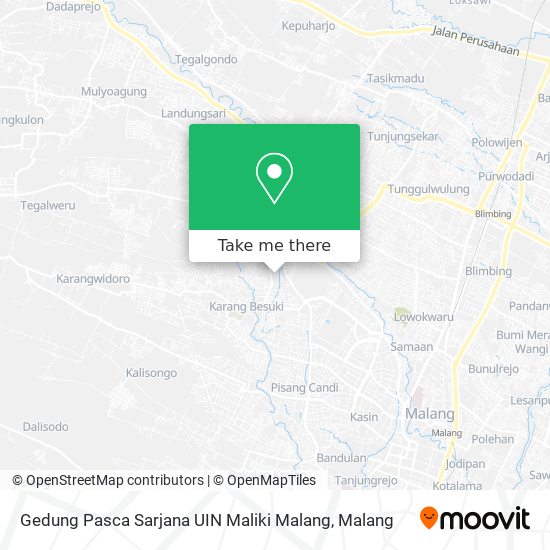 Gedung Pasca Sarjana UIN Maliki Malang map