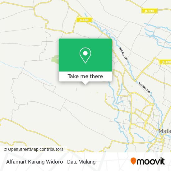 Alfamart Karang Widoro - Dau map