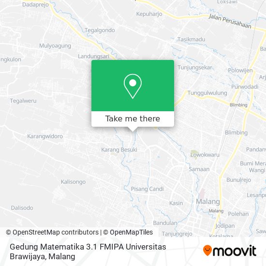 Gedung Matematika 3.1 FMIPA Universitas Brawijaya map