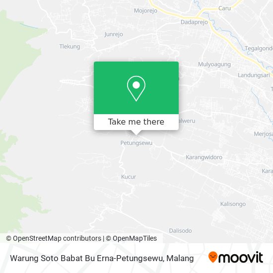 Warung Soto Babat Bu Erna-Petungsewu map