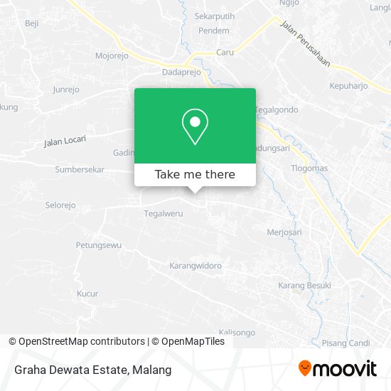 Graha Dewata Estate map