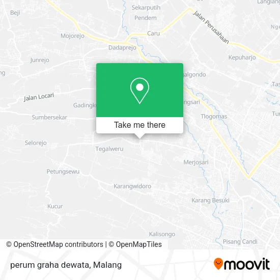 perum graha dewata map
