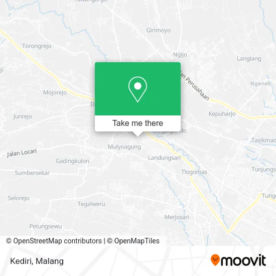 Kediri map