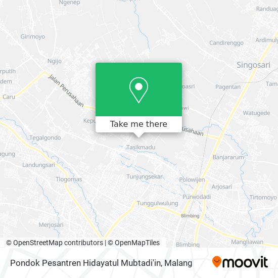Pondok Pesantren Hidayatul Mubtadi'in map
