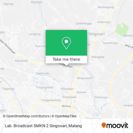 Lab. Broadcast SMKN 2 Singosari map