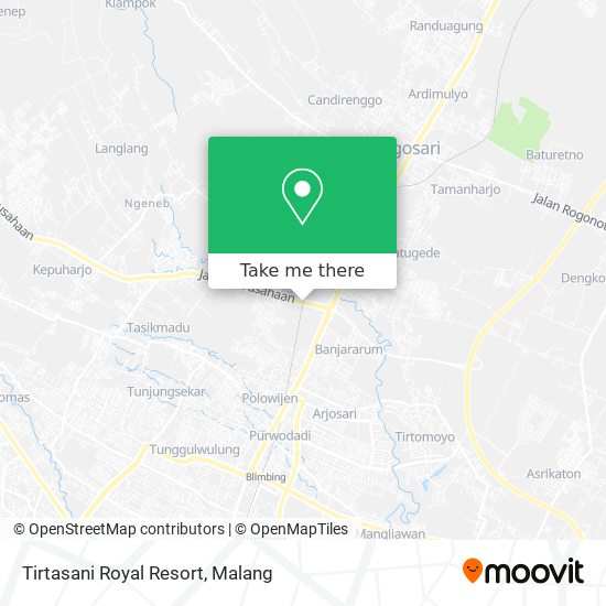 Tirtasani Royal Resort map