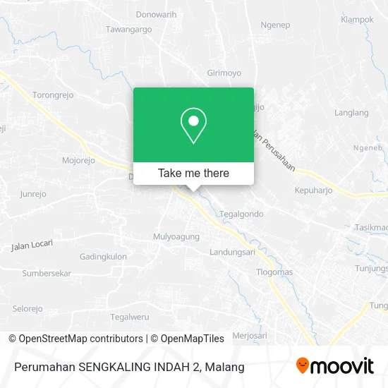 Perumahan SENGKALING INDAH 2 map
