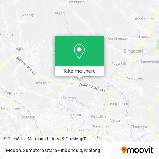 Medan, Sumatera Utara - Indonesia map