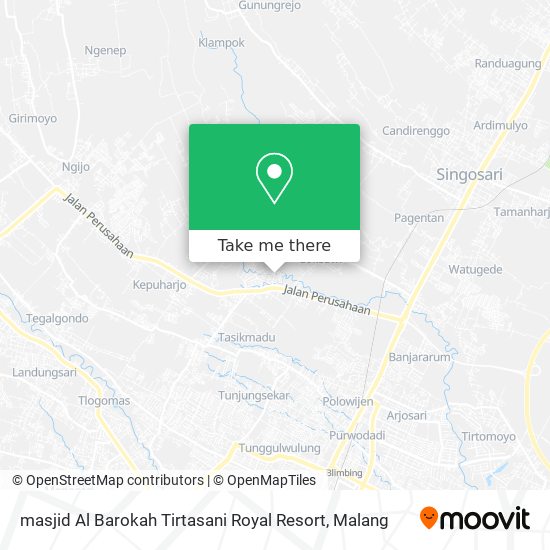 masjid Al Barokah Tirtasani Royal Resort map