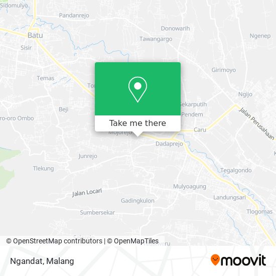 Ngandat map