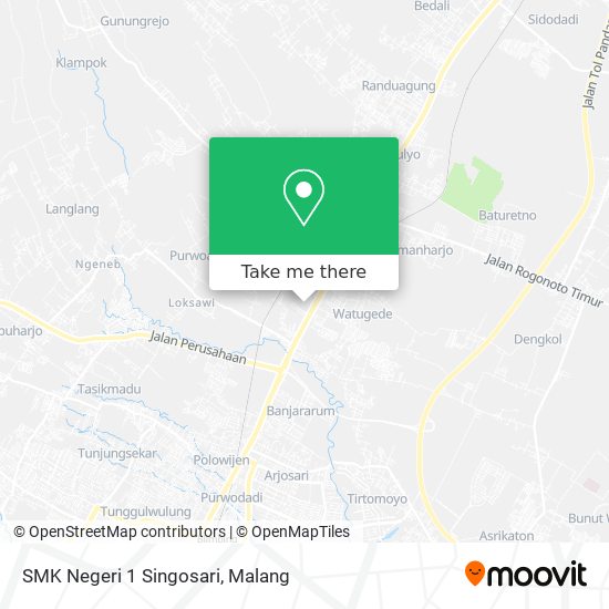 SMK Negeri 1 Singosari map