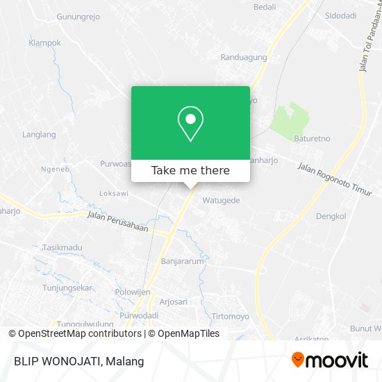 BLIP WONOJATI map