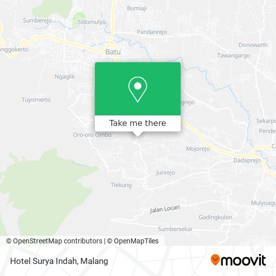 Hotel Surya Indah map