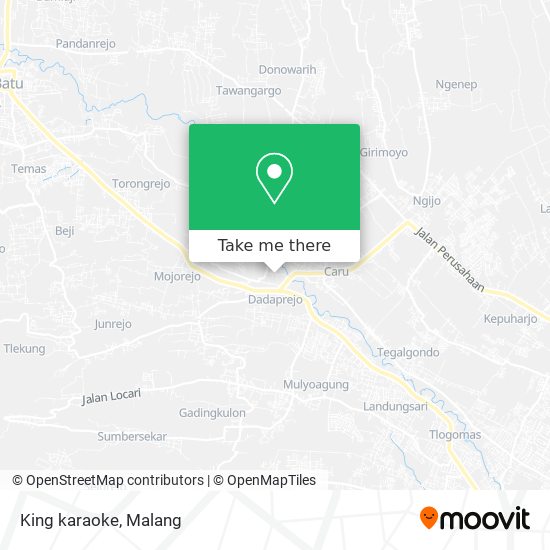 King karaoke map