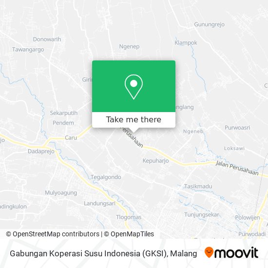 Gabungan Koperasi Susu Indonesia (GKSI) map