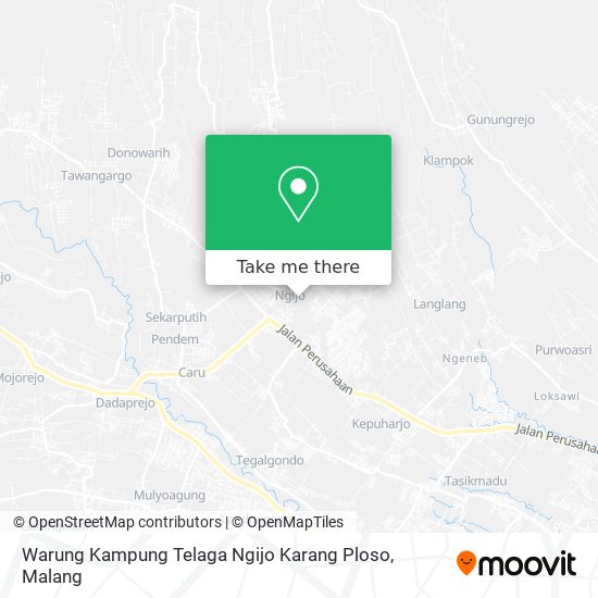 Warung Kampung Telaga Ngijo Karang Ploso map