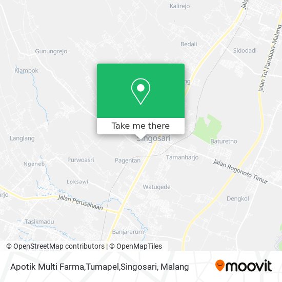 Apotik Multi Farma,Tumapel,Singosari map