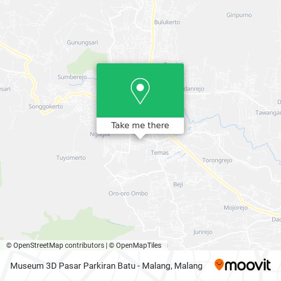 Museum 3D Pasar Parkiran Batu - Malang map