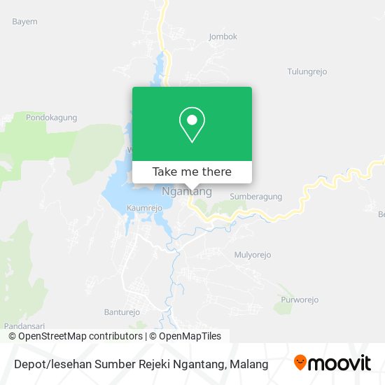 Depot / lesehan Sumber Rejeki Ngantang map