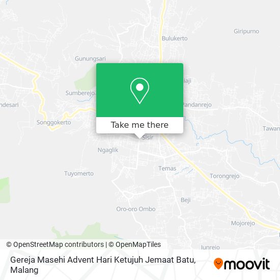 Gereja Masehi Advent Hari Ketujuh Jemaat Batu map