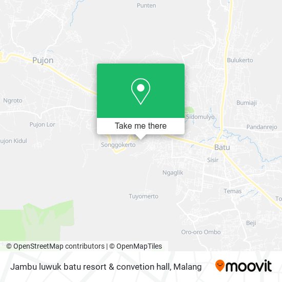 Jambu luwuk batu resort & convetion hall map