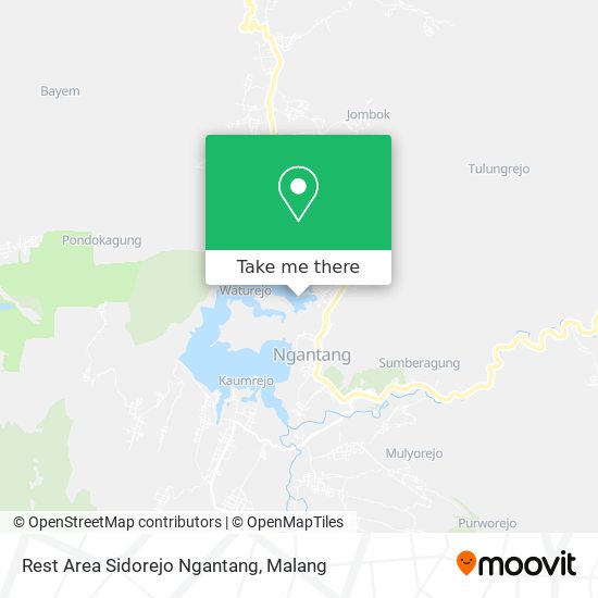 Rest Area Sidorejo Ngantang map